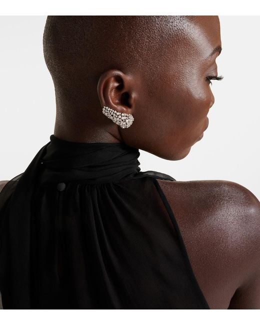 ANANYA Gray Scatter 18Kt Earrings With Diamonds