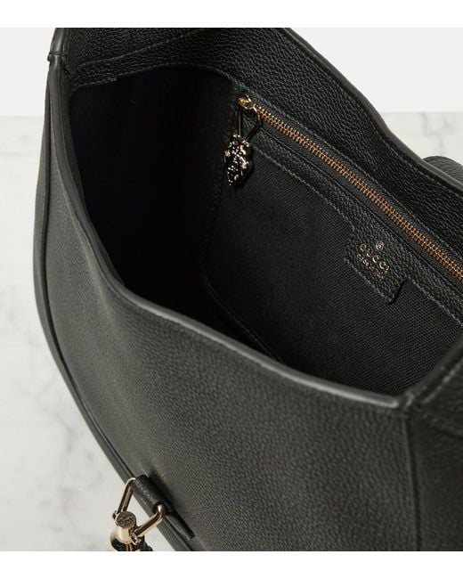 Gucci Black Jackie 1961 Large Bag, Leather