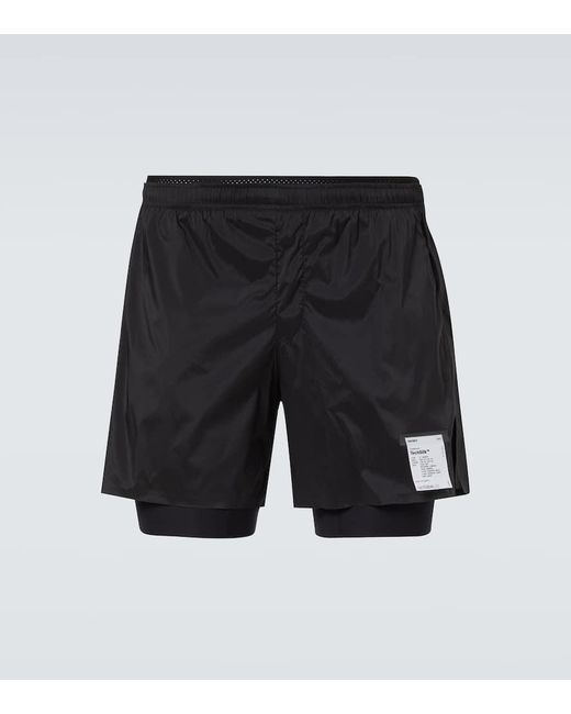 Satisfy Black Techsilk 5" Running Shorts for men