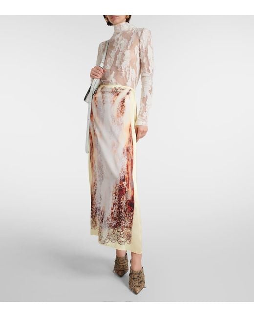 Y. Project Natural Bedruckter Maxirock