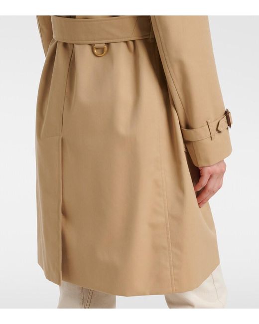 Burberry Natural Kensington Cotton Trench Coat