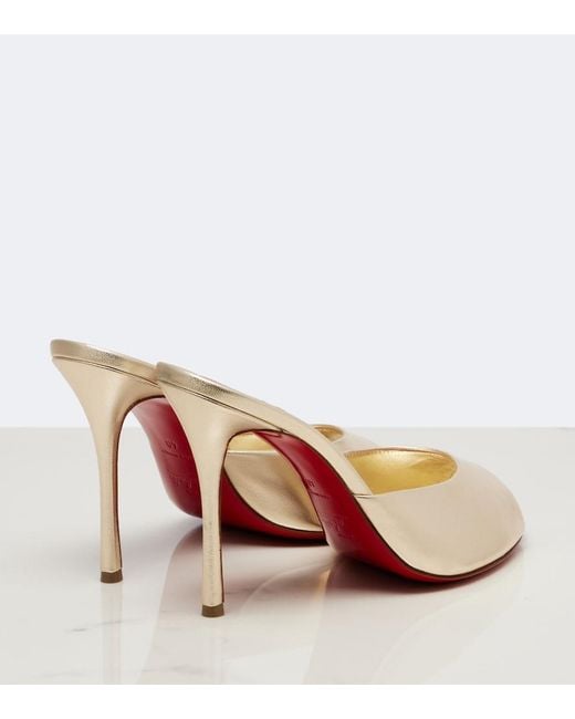 Mules Me Dolly di Christian Louboutin in Natural