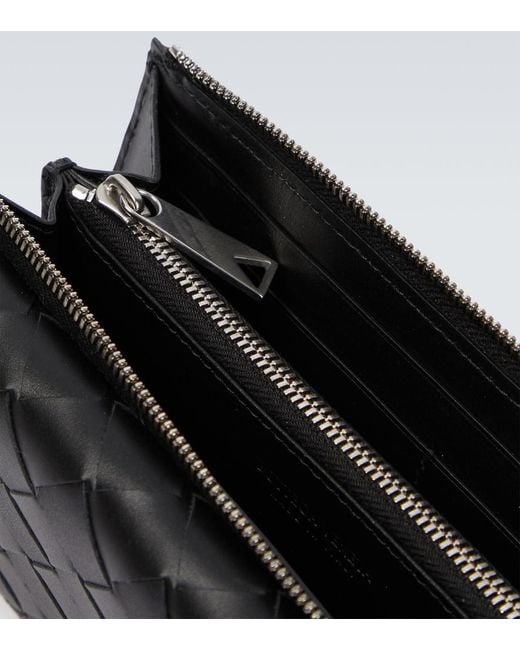 Bottega Veneta Black Leather Wallet for men