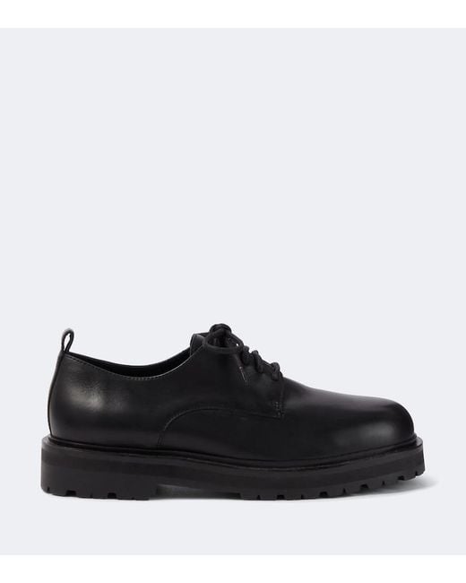 Studio Nicholson Black Jackson Leather Derby Shoes for men