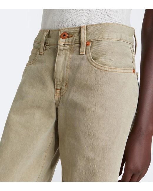 SLVRLAKE Denim Natural Mica Wide-Leg Jeans