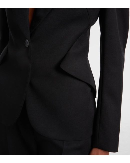 Alexander McQueen Black Jacke Aus Wolle