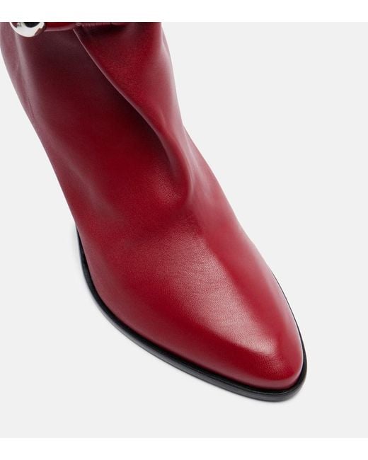 Isabel Marant Red Lolya Boot
