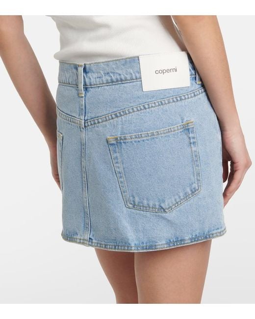 Coperni Blue Jeansrock