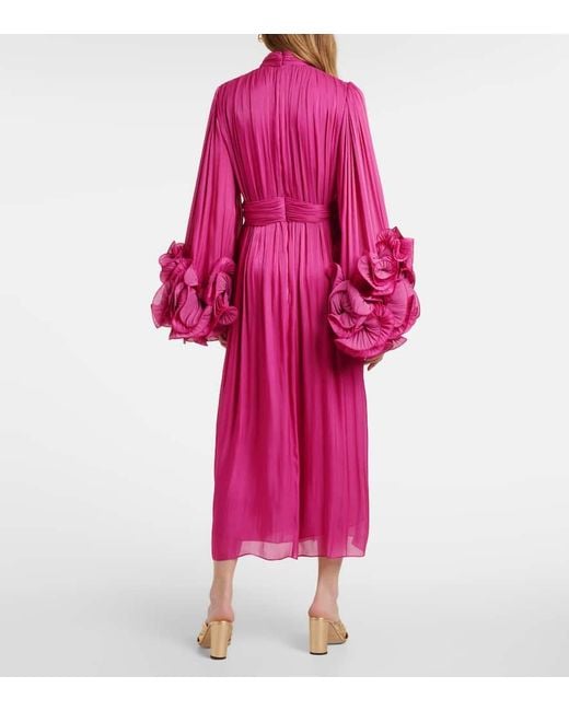 Costarellos Pink Midikleid