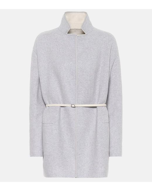 Loro Piana Blue Jimi Reversible Cashmere-Blend Jacket