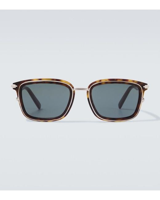 Dior Blue Diorblacksuit S18U Square Sunglasses for men