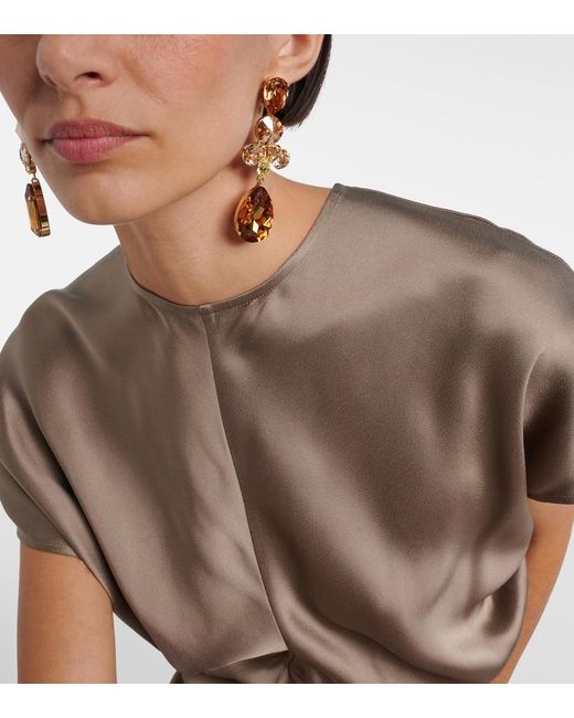 Jennifer Behr Metallic Ohrringe Jillian, 18Kt Vergoldet