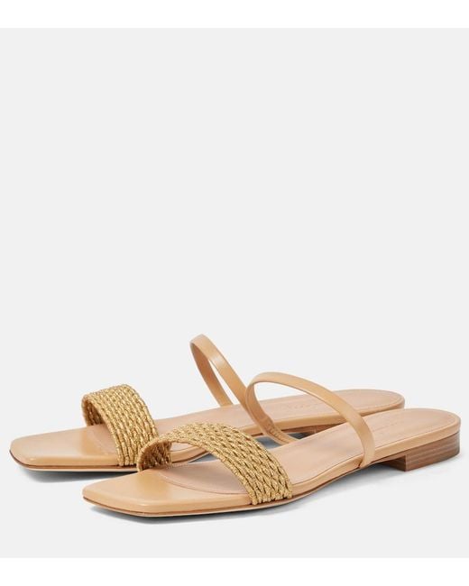 Malone Souliers Natural Frida 10 Woven Sandals