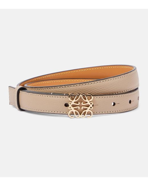 Loewe Natural Anagram Leather Belt