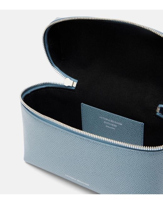 Victoria Beckham Blue Vanity Leather Vanity Bag
