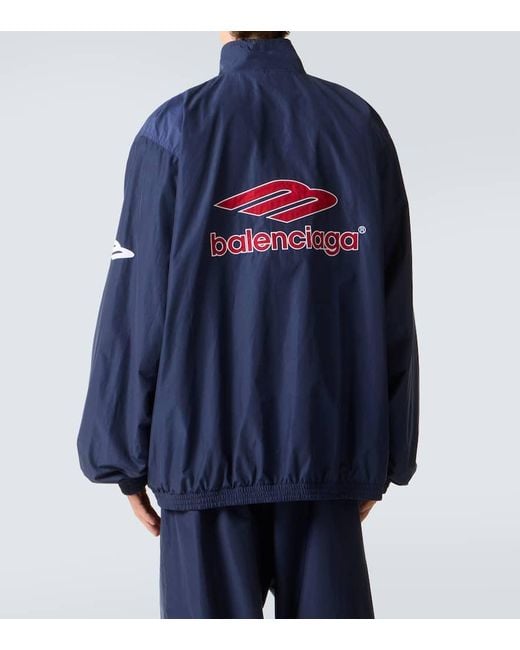Balenciaga Trainingsjacke 3B Sports Icon in Blue für Herren