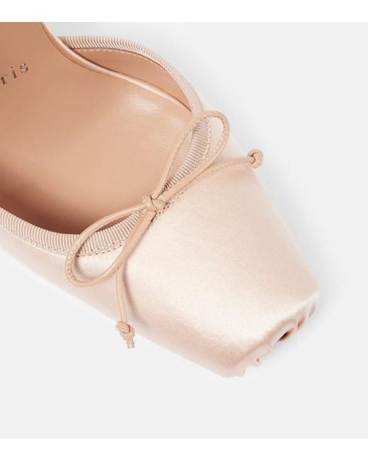 Christian Louboutin Pink Cassia 100 Crepe Satin Pumps
