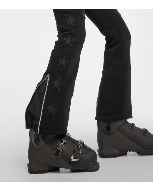 Pantaloni da sci Tiby con ricamo di Jet Set in Black