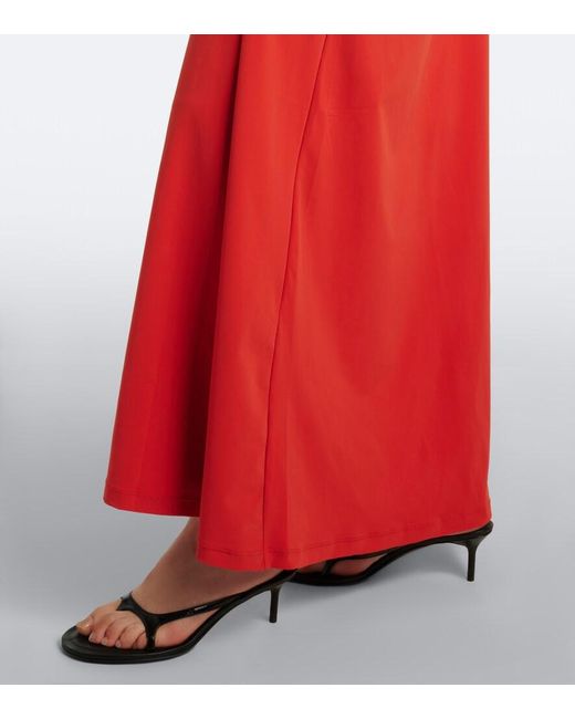Christopher Esber Orbit Gathered Cutout Maxi Dress