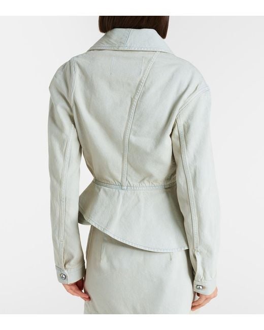Vivienne Westwood Natural Stormy Faded Denim Jacket