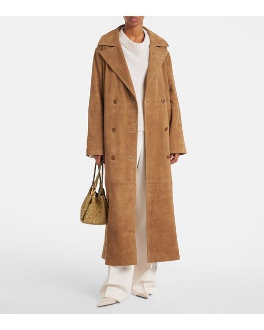 Rohe Natural Suede Wrap Coat