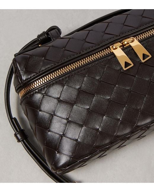 Bottega Veneta Black Bang Bang Intrecciato Leather Vanity Bag