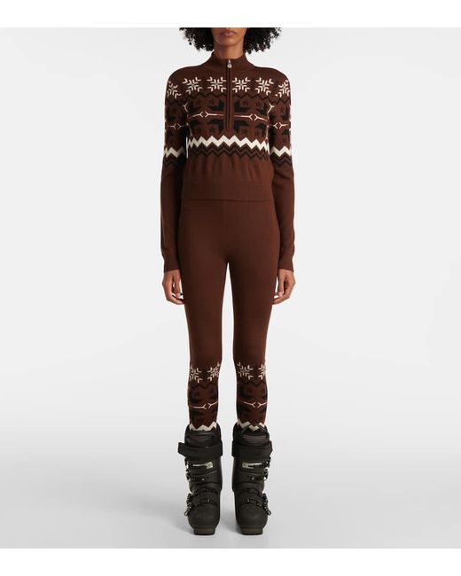 Pullover Nordic di Perfect Moment in Brown