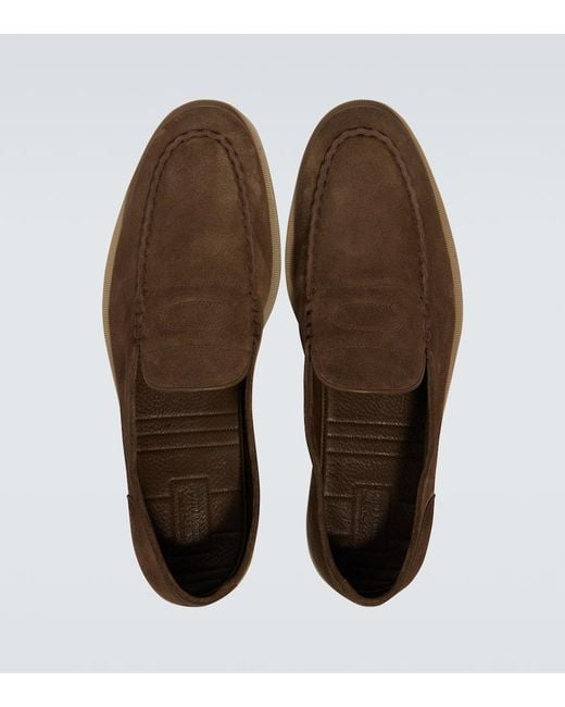Mocassins Pace En Daim John Lobb pour homme en coloris Brown