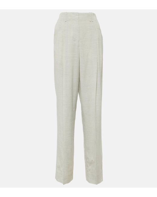 Jacquemus White Le Pantalon Titolo High-rise Pants