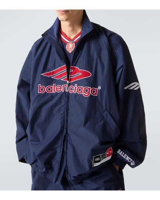 Balenciaga Trainingsjacke 3B Sports Icon in Blue für Herren
