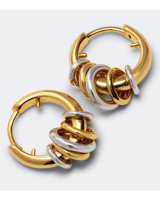 DEHANCHE Metallic Revenge Hoop Earrings
