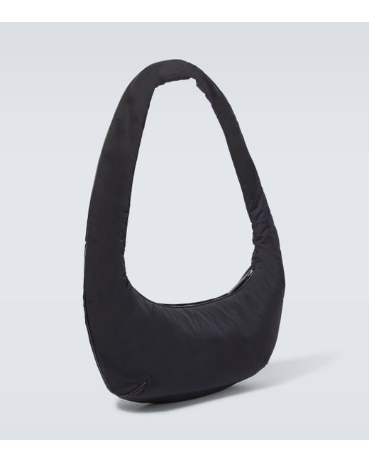 Bottega Veneta Black Buddy Leather-trimmed Crossbody Bag for men