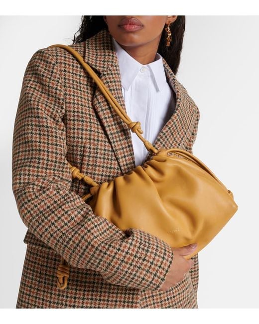 Loewe Orange Clutch Flamenco Aus Leder