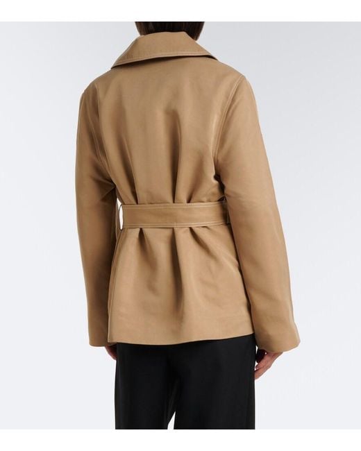 Varley Natural Maddox Double-Breasted Twill Jacket