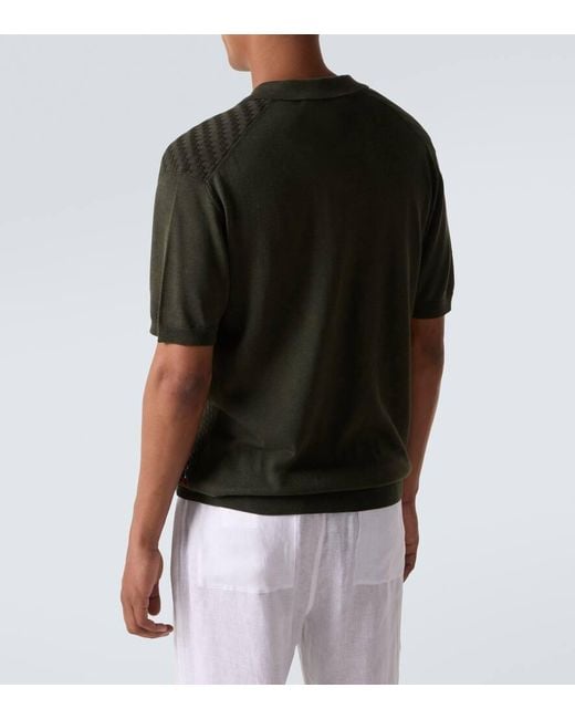 Polo Horton di Orlebar Brown in Green da Uomo
