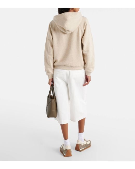 Sweat-shirt a capuche en coton melange Polo Ralph Lauren en coloris Natural