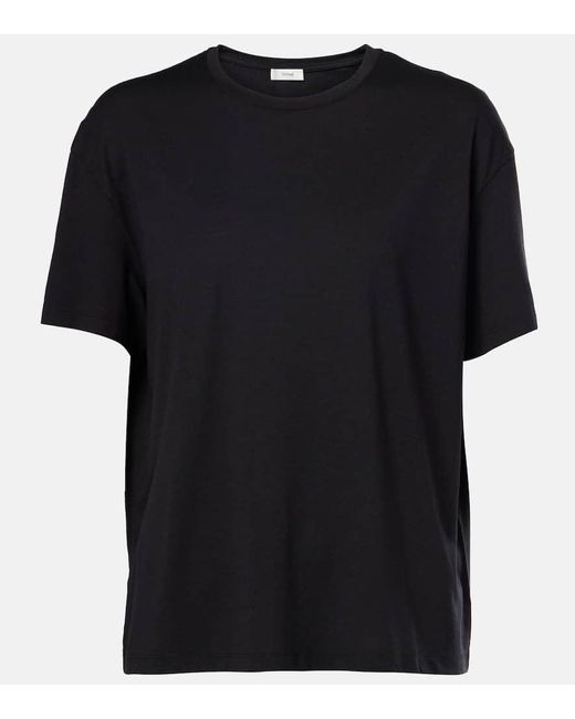 Camiseta Classic De Jersey Totême  de color Black