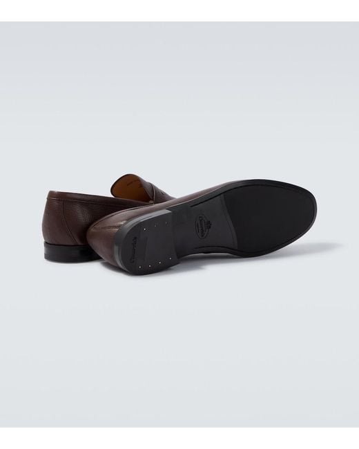 Church's Brown Milton Leather Penny Loafers for men