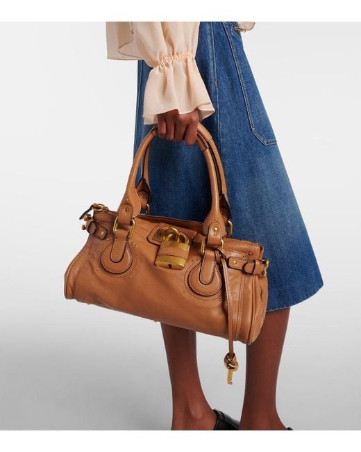 Borsa A Spalla Paddington di Chloé in Brown