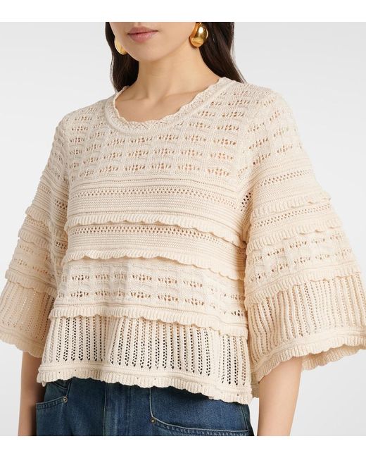 Isabel Marant Natural Azelia Sweater