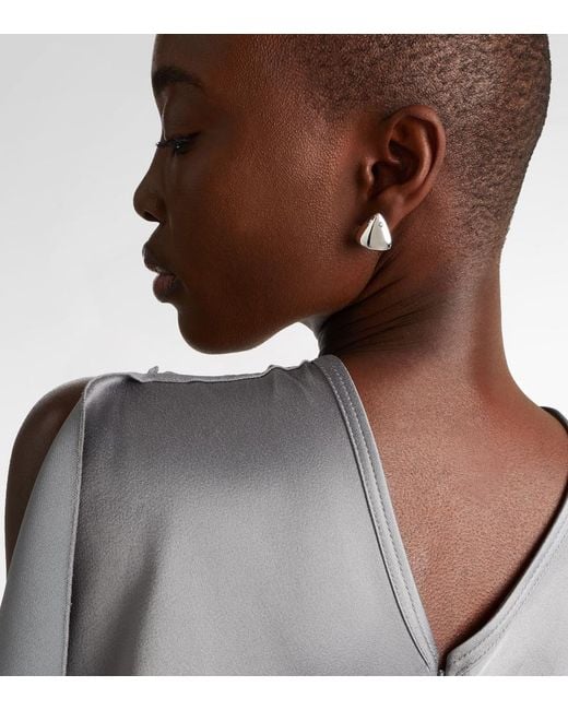 Yvonne Léon White Requin 9Kt Earrings With Diamonds