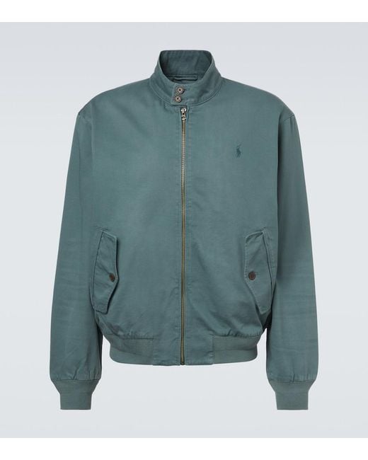 Polo Ralph Lauren Blue Bedford Cotton Chino Jacket for men