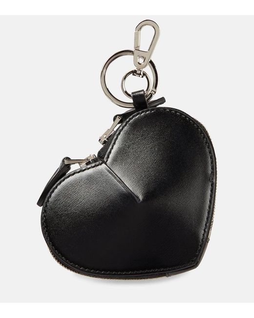 Alaïa Black Muenzetui Le Cour Mini Aus Leder