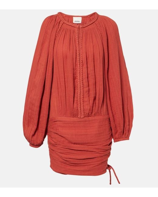 Abito Corto Jaoni di Isabel Marant in Red