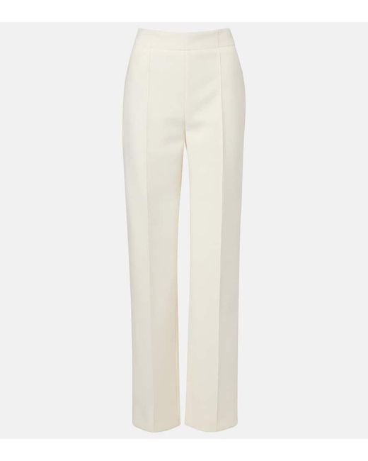 Proenza Schouler White Zee High-Rise Scuba Straight Pants