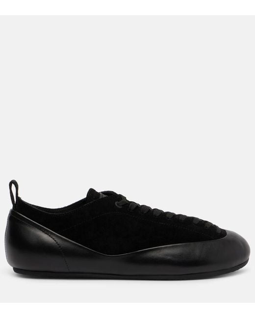 Zapatillas Arcadia De Ante Y Piel Proenza Schouler de color Black
