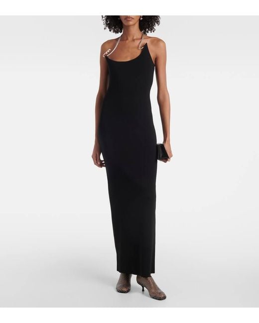 Pumps Minette A Rete Con Cristalli di Christopher Esber in Black