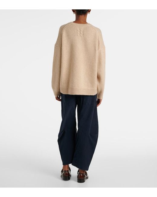 Nili Lotan Natural Shagan Cashmere Sweater
