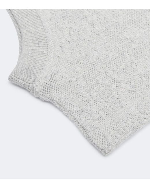 Brunello Cucinelli Gray Knitted Balaclava