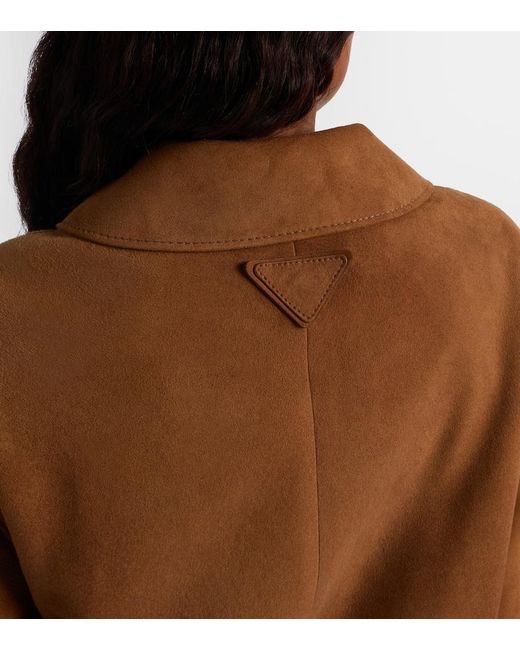 Prada Brown Suede Jacket